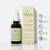 Miya Cosmetics BEAUTYlab Face Serum with Vitamin C - retail packaging on a white background