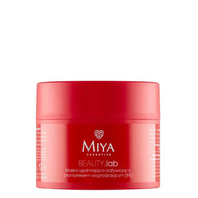 Miya Cosmetics BEAUTYlab Firming & Nourishing Mask Smoothing Complex - face mask container displayed on a white background
