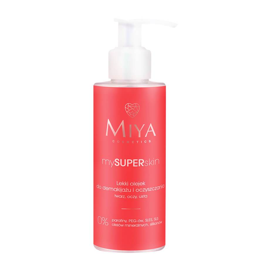 Miya Cosmetics My Super Skin Light Cleansing Oil - isolated on a white background