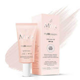 Miya Cosmetics myBBcream Light BB Face Cream SPF30 - Very Fair Skin Tone - isolated on a white background