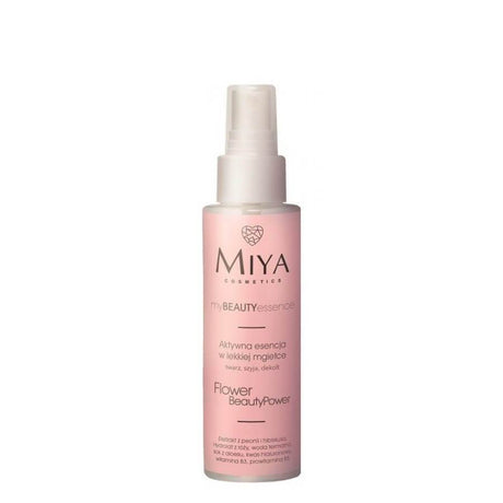 Miya Cosmetics myBEAUTYessence Flower BeautyPower Light Mist - isolated on a white background
