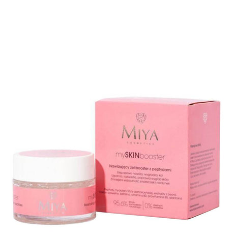Miya Cosmetics mySKINbooster Moisturising Face Gel Booster - retail packaging on a white background