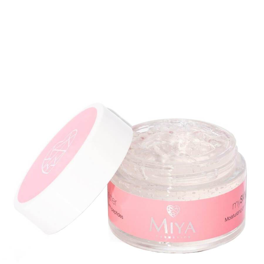 Miya Cosmetics mySKINbooster Moisturising Face Gel Booster - retail packaging on a white background
