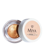 Miya Cosmetics mySTARlighter Natural Highlighter - Sunset Glow - powder compact with the shade visible on a white background