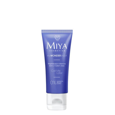 Miya Cosmetics MyWonderBalm Call Me Later Regenerating Face Cream - retail packaging on a white background