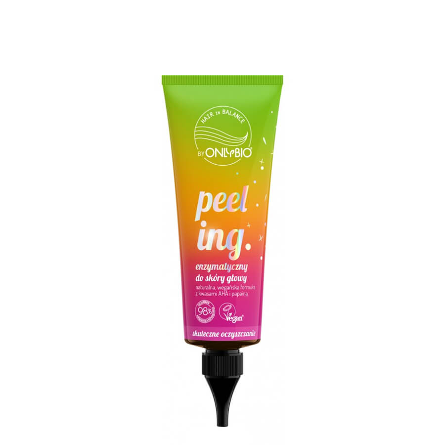 OnlyBio Hair Balance Enzymatic Scalp Scrub - isolated on a white background