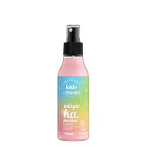 OnlyBio Hair Balance Glitter Mist Conditioner - retail hair-care container isolated on a white background