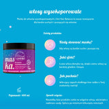 OnlyBio Hair Balance High Porosity Hair Mask - product and colour result shown on hair