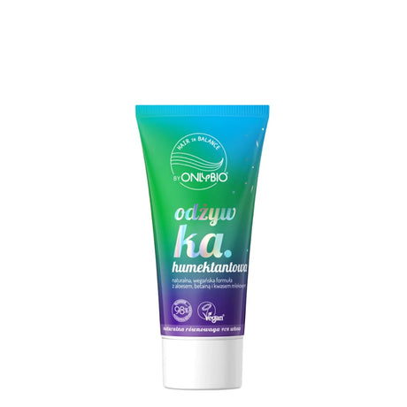 OnlyBio Hair Balance Humectant Hair Conditioner Mini 50ml - retail hair-care container isolated on a white background