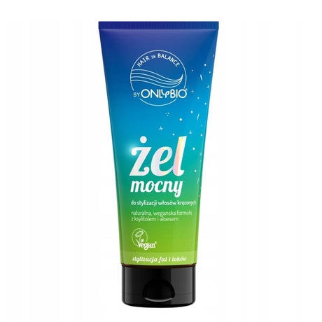 OnlyBio Hair Balance Strong Gel for Curly Hair Styling - isolated on a white background