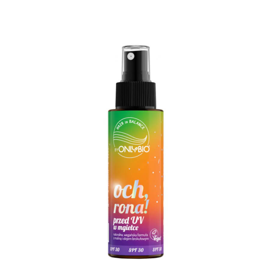 OnlyBio Hair Balance UV Protection Hair Mist SPF30 - isolated on a white background