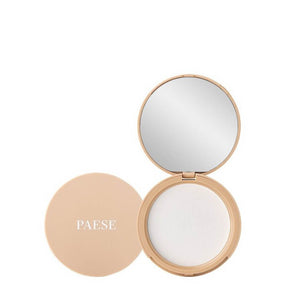 Paese Bamboo Pressed Powder - powder compact with the shade visible on a white background