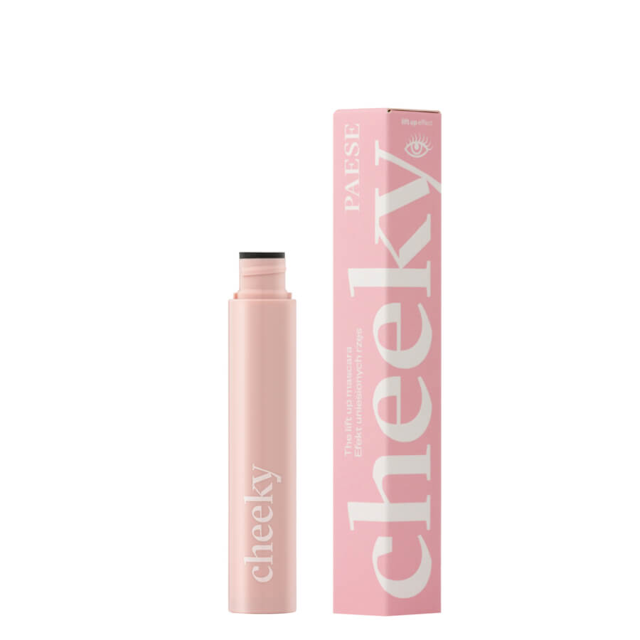 Paese Cheeky Lift Up Black Mascara - mascara product presentation on a white background