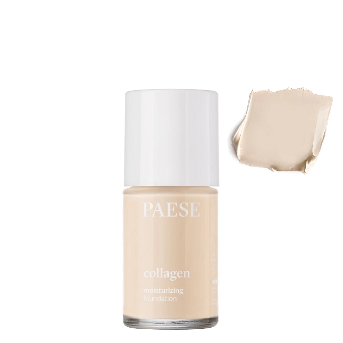 Paese Collagen Moisturising Foundation - 300C Porcelain - foundation container isolated on a white background