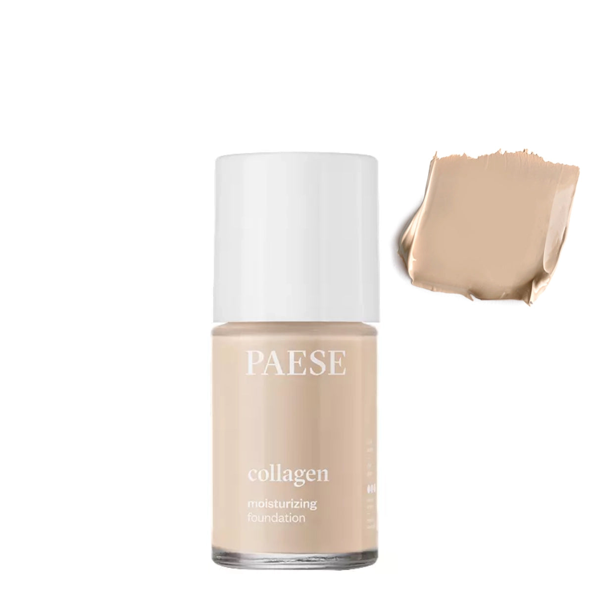 Paese Collagen Moisturising Foundation - 302W Neutral - foundation container isolated on a white background