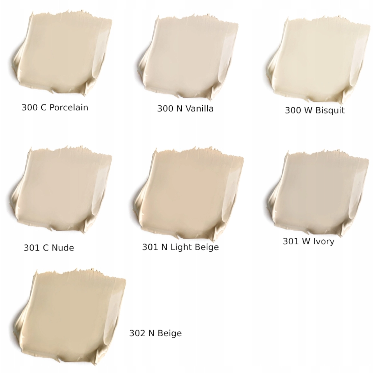Paese Collagen Moisturising Foundation - shade swatches shown beside the product