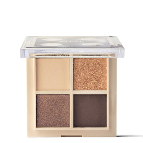 Paese Daily Vibe Eyeshadow Palette - 01 Golden hour - shade swatches shown beside the product