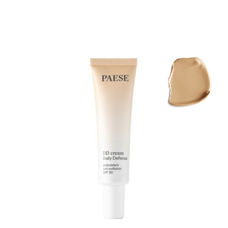 Paese DD Cream Daily Defense SPF30 - 5N Honey - foundation container isolated on a white background