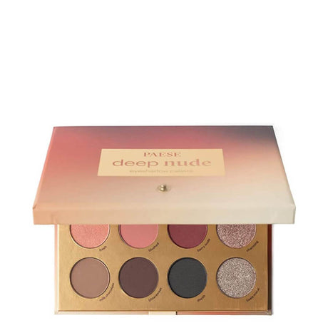 Paese Deep Nude Eyeshadow Palette - powder compact with the shade visible on a white background