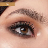 Paese Eyegasm Black Mascara Extreme Volume - finished result shown on a model's face