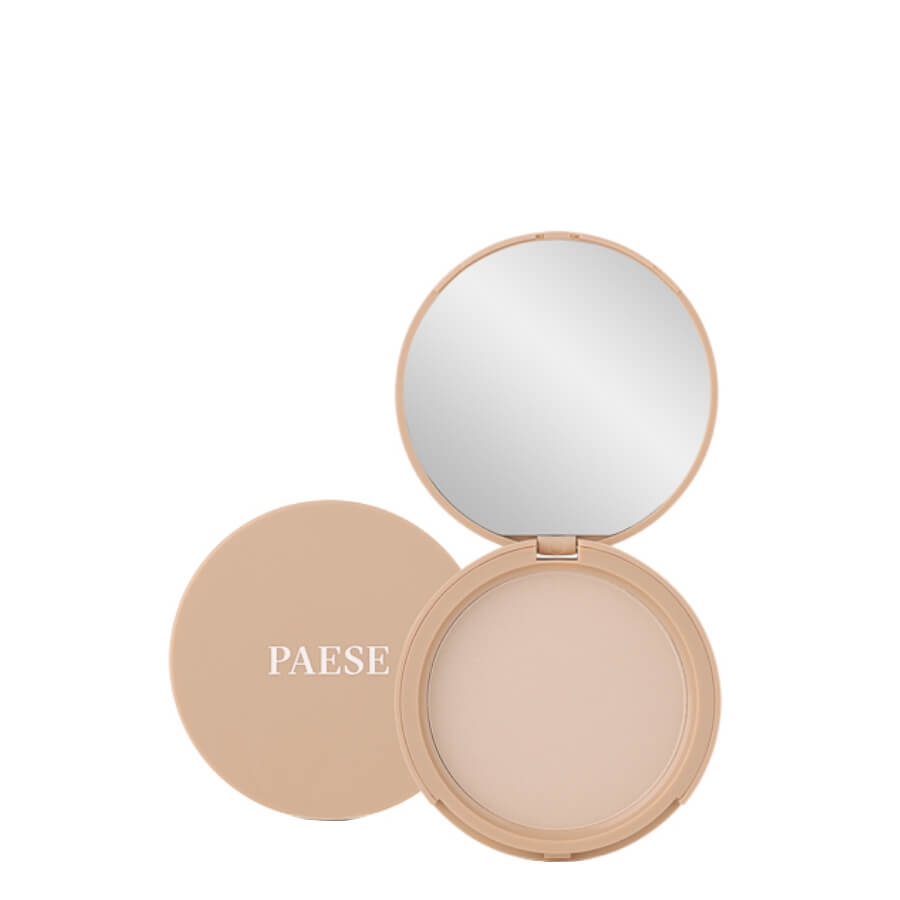 Paese Glowing Powder Illuminating Pressed Powder - retail packaging on a white background