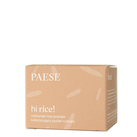 Paese Hi Rice! Coloured Rice Loose Powder - retail powder box on a white background