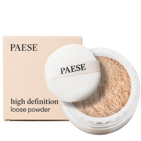 Paese High Definition Transparent Loose Powder - retail powder box on a white background