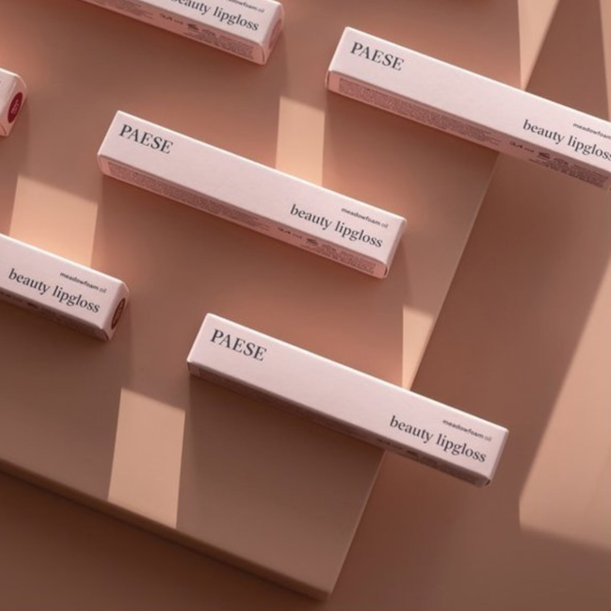 Paese Illuminating Beauty Lip Gloss - retail packaging shown on a light background