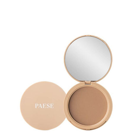 Paese Illuminating Covering Pressed Powder - 3C Gold Beige - powder compact with the shade visible on a white background