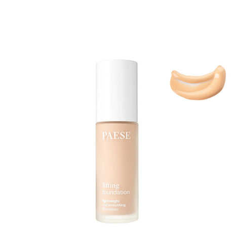 Paese Lifting Foundation Lightweight & Smoothing - 101 Warm Beige - foundation container isolated on a white background
