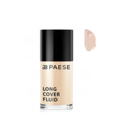 Paese Long Cover Fluid Coverage Foundation - 00 Porcelain - foundation container isolated on a white background