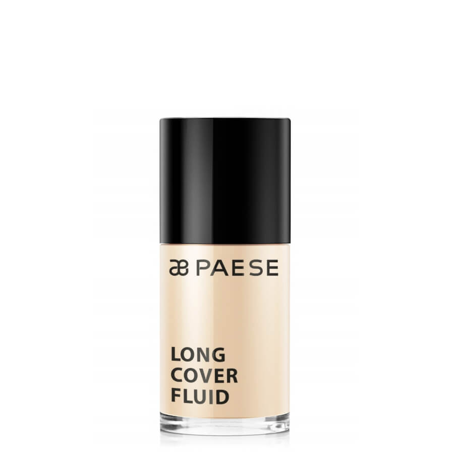 Paese Long Cover Fluid Coverage Foundation - retail packaging on a white background