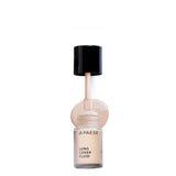 Paese Long Cover Fluid Coverage Foundation - foundation tube displayed over matching shade swatches