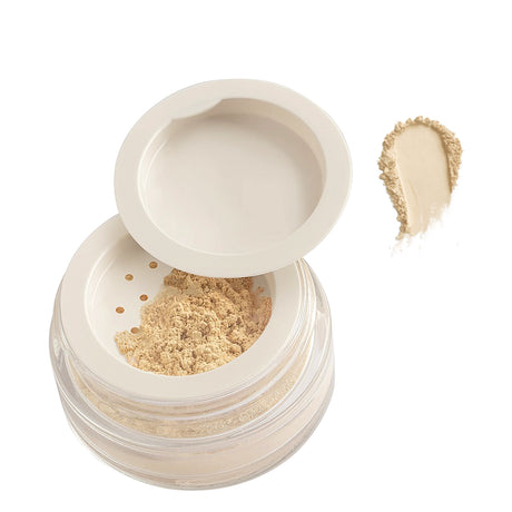 Paese Minerals Illuminating Mineral Foundation - 200N Light beige - foundation container isolated on a white background