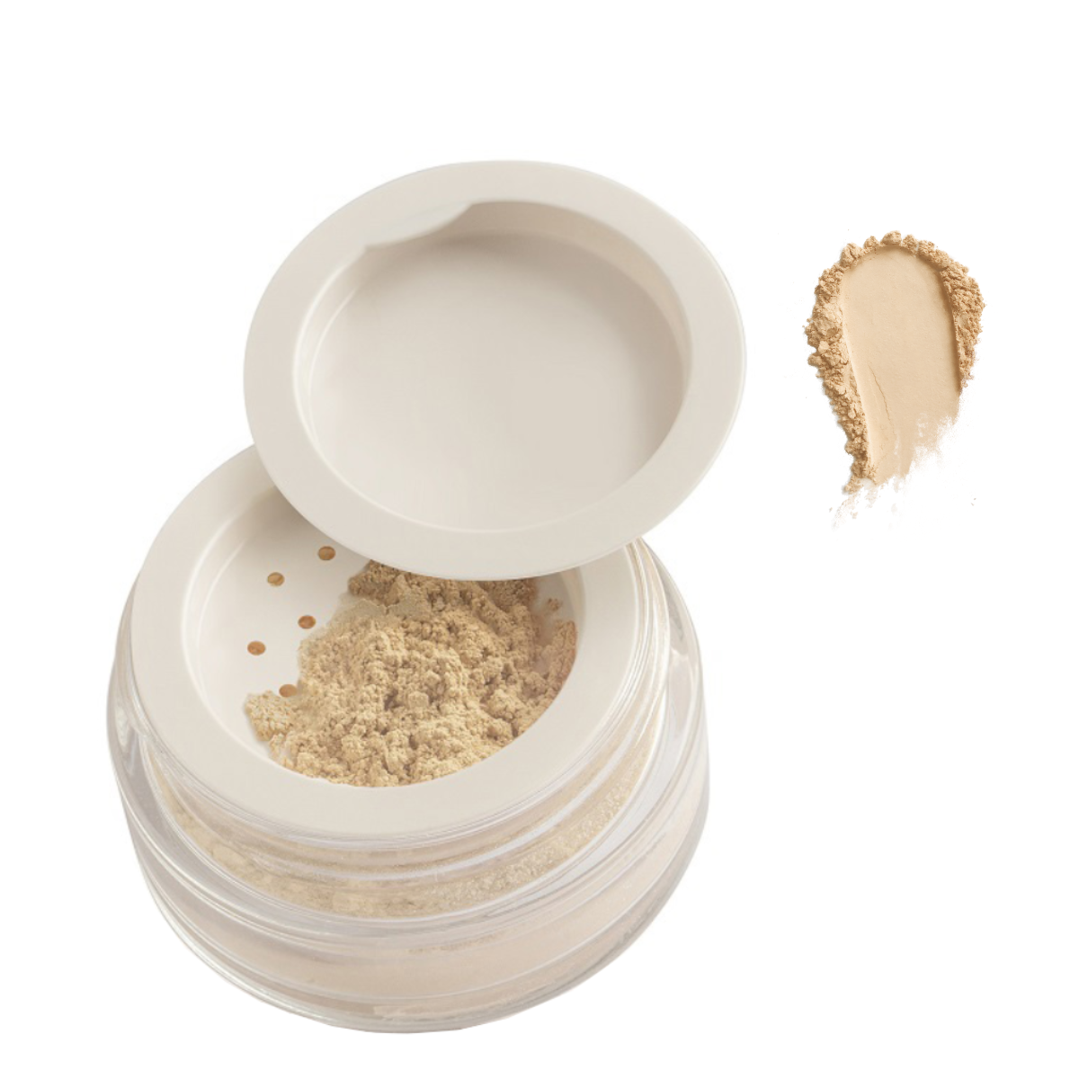 Paese Minerals Matte Mineral Foundation - 100N Light beige - foundation container isolated on a white background