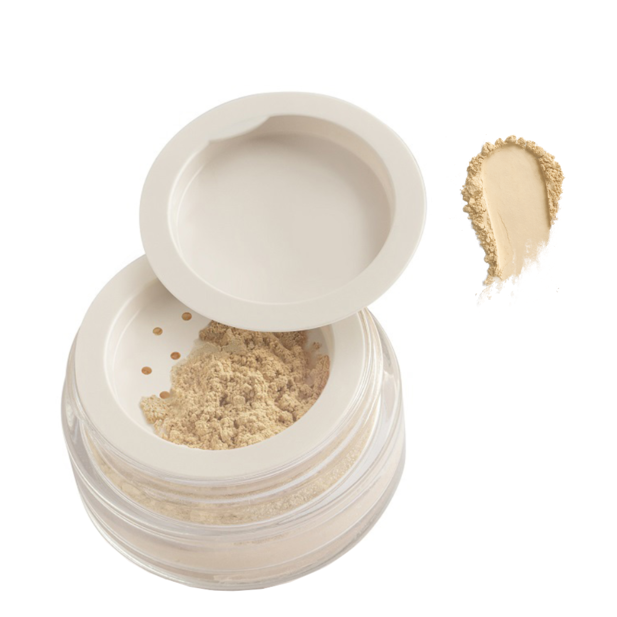 Paese Minerals Matte Mineral Foundation - 101W Beige - foundation container isolated on a white background