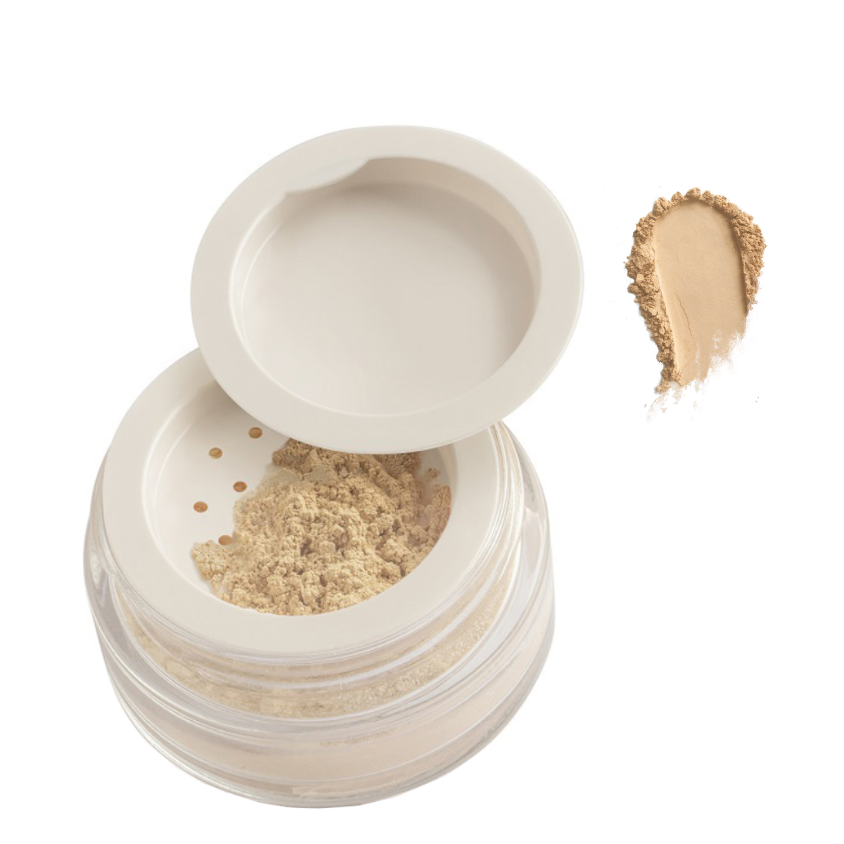 Paese Minerals Matte Mineral Foundation - 104W Honey - foundation container isolated on a white background
