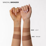 Paese Minerals Mineral Bronzer - shade swatches shown beside the product