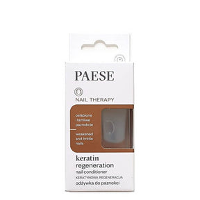 Paese Nail Therapy Keratin Regeneration Nail Conditioner - retail hair-care container isolated on a white background