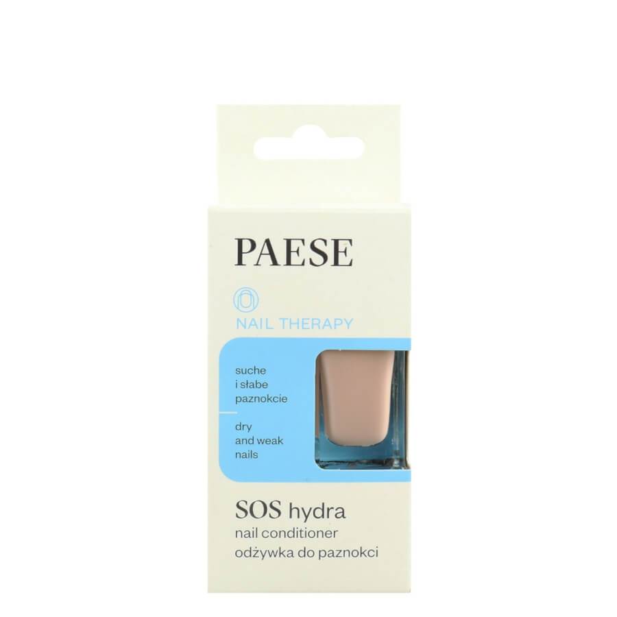 Paese Nail Therapy SOS Hydra Nail Conditioner - retail hair-care container isolated on a white background