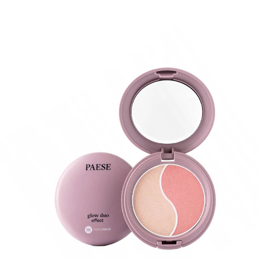 Paese Nanorevit Glow Duo Effect Face Powder - powder compact with the shade visible on a white background