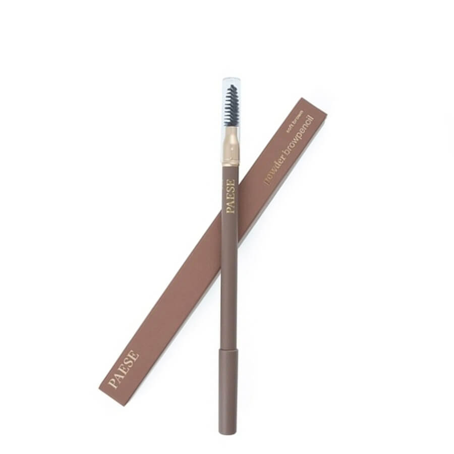 Paese Powder Brow Pencil Soft Brown - isolated on a white background