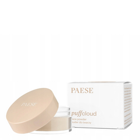 Paese Puff Cloud Face Powder - retail powder box on a white background
