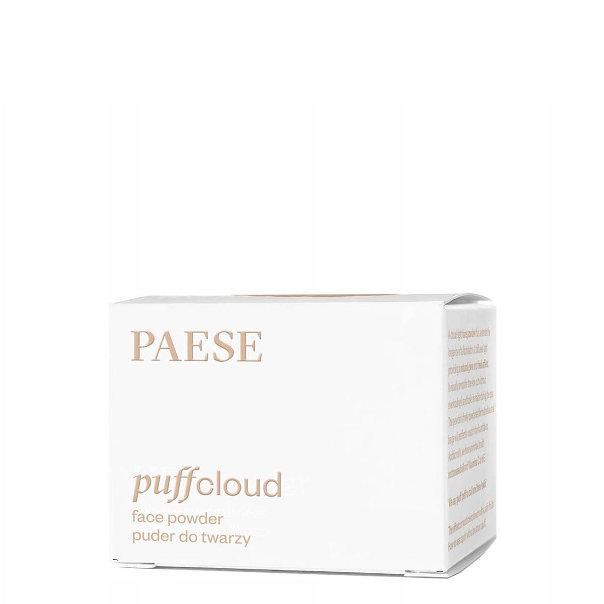 Paese Puff Cloud Face Powder - retail packaging shown on a light background