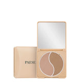 Paese Self Glow Pressed Bronzing Powder - Light - powder compact with the shade visible on a white background
