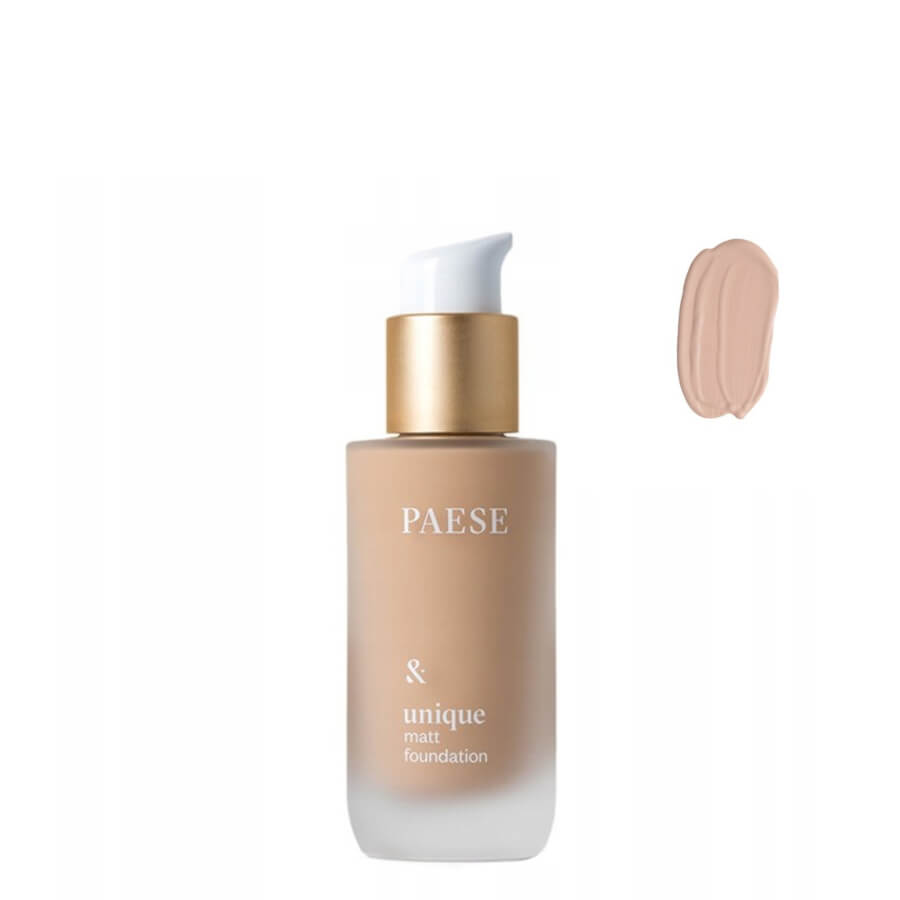 Paese Unique Matt Foundation - 601N Porcelain - foundation container isolated on a white background