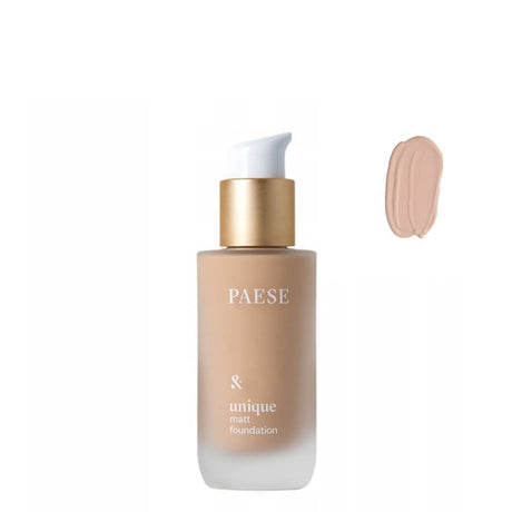 Paese Unique Matt Foundation - 601N Porcelain - foundation container isolated on a white background