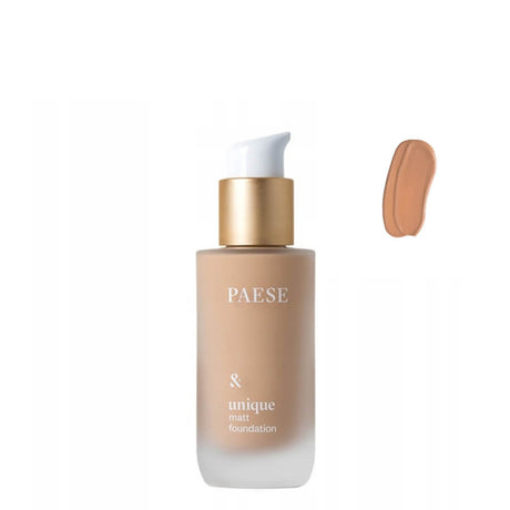 Paese Unique Matt Foundation - 604N Natura - foundation container isolated on a white background