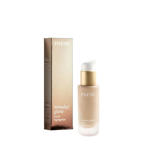 Paese Wonder Glow Liquid Highlighter Body - powder compact with the shade visible on a white background