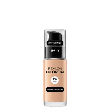 Revlon ColorStay Foundation Combination & Oily Skin SPF15 - 200 Nude - foundation container isolated on a white background